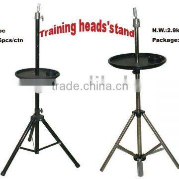 professional salon training metal head display stand