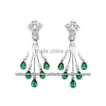 Women's Chandelier Diamonds Earring, indian chandelier earrings