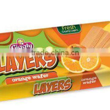 Layers Orange Wafers