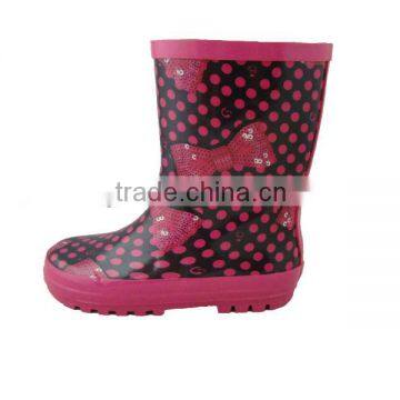 Kid cheap rubber rain Boots winter footwear