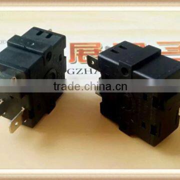 Chzjcz/temperature Control Switch ,22mm Black Aluminium Dot Illuminated Temperature Control Switch photo-2