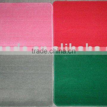 tufted, velour different color olifen bath mat