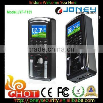 Built-in ID card sensor fingerprint and password combination biometric fingerprint and card time attendance