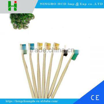 2016 Adult And Children Green Bamboo Wood Toothbrush