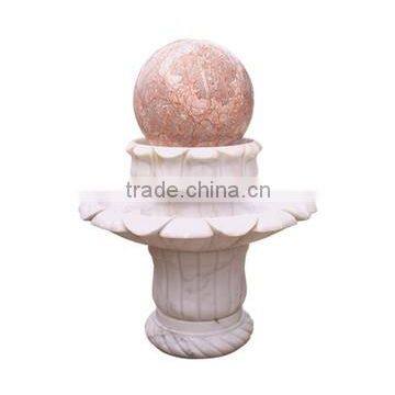 Indian Stone Carving Rotating Granite Ball Fountain