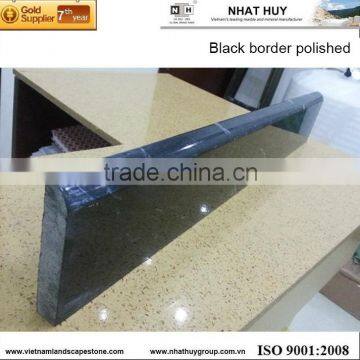 Cheap black marble border