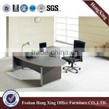 High end office furniture melamine panel L shape manager office table (HX-G0441)