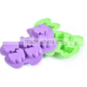 Animal silicone ice cube tray mini rabbit shaped ice maker