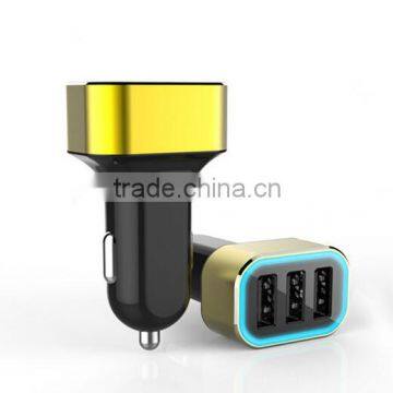 Real 5.2A 3 USB Car Charger For iPad/iPhone/Samsung, Wholesale China