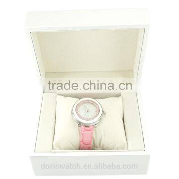 Good quality &price pure white elegant boxes for ladies watches gift case from Alibaba