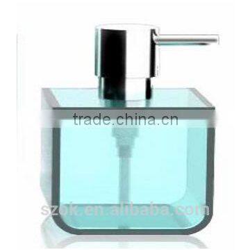 high quality blue acrylic washing liquid display for home hot sale