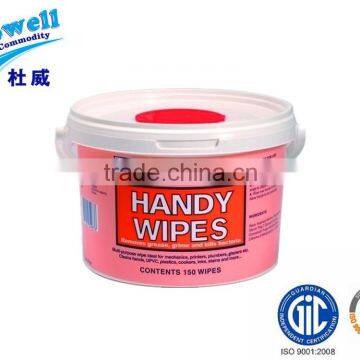 double sided wet industries wipes with SMS material