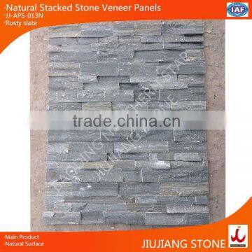 natural stacked stone decoration wall