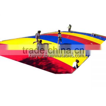 New popular game Giant inflatable beach pillow Inflatable jumping pillow for sale