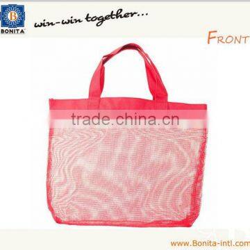 Nylon mesh bag, gift packing bag with zipper