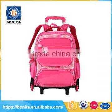 Appearance diverse popular pink ladies girls lovely trolley bag brand