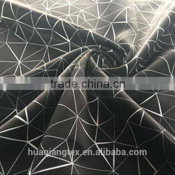 Geometrical Print Washed Velvet Fabric for Outdoor Wear Home Textile photo-5