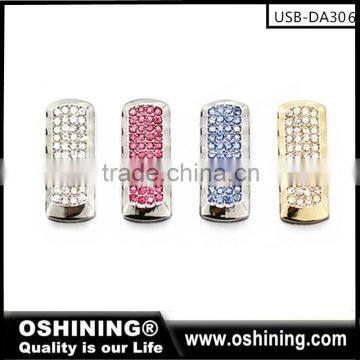 2016 Best selling Jewelry Metal USB flash Drive usb pen drive 8gb(USB-DA306)