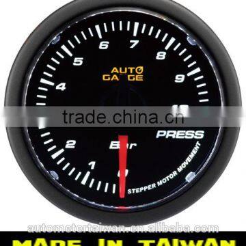 52mm White LED / smoke lens Oil Pressure gauge types auto meter