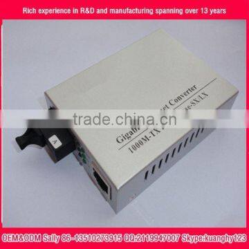 a pair BIDI WDM single fiber 10 100M 1310 1550 80km ethernet fiber media converter