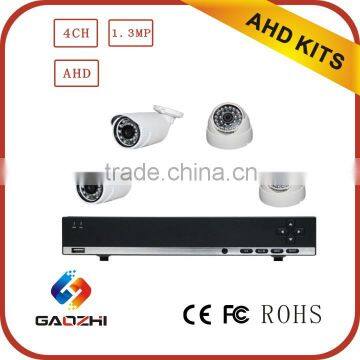 720P 1.0MP Dome Bullet Indoor Outdoor Cameras 4ch CCTV AHD DVR kits