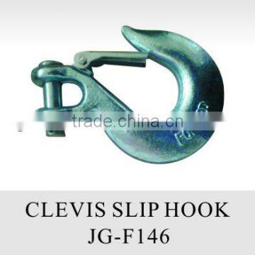 Clevis slip hook with latch