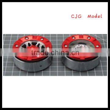 1.9 Size Billet Machined Alloy Wheel (2) High Mass Type for Scale Crawler