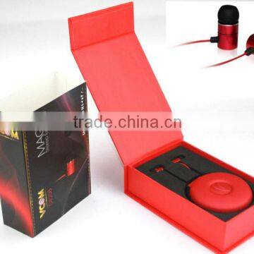 luxury packaging super bass earpiece earphone in high quality
