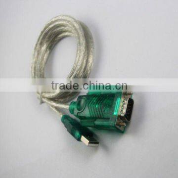 Standard manufacture DB9 pin VGA cable driver usb 2.0 to re232 cable