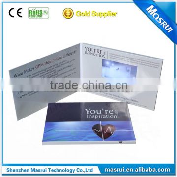 Artificial Style and Gift Card Card Type advertising lcd video card