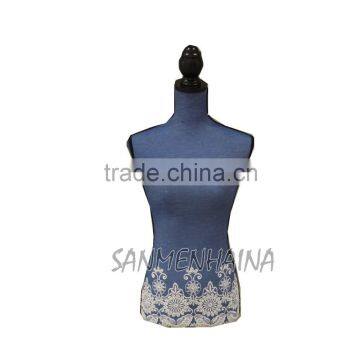 blue and white Female Mannequin