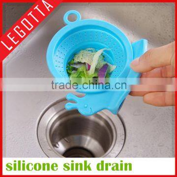 Silicone Material Cheap Funny Cartoon Lovely Bathroom Floor Drain Promotional photo-3
