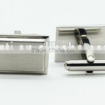 Simplicity Men's Stainless Steel Bulk Cufflinks in a Rectangular Shape/Design