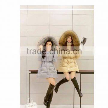 Factory Sale Women Winter Down Coat With Big Fur Collar photo-3