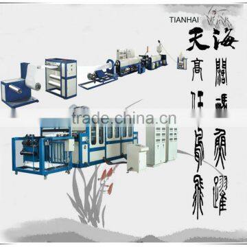 disposable foam box production line