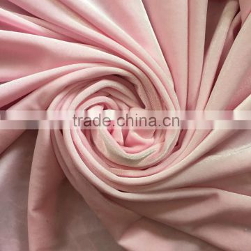 poly/spandex velvet fabric cloth material fabric