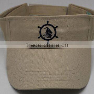 Cotton Fabric Vintage Sports Visor Hat Cap Golf Visor