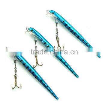 3PCS 12.5cm/8g Fishing Lures 4# Hook With Rolling Swivels Fishing Hard Bait Lures photo-3