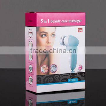5 In1 Multi-functional Cuticle Remover Facial Pore Cleaner&Facial Massager With 5 Head(Powered by 2 AA Battery) photo-4
