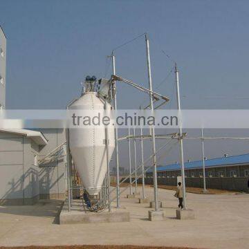 Fiberglass silo for poultry breeding equipment