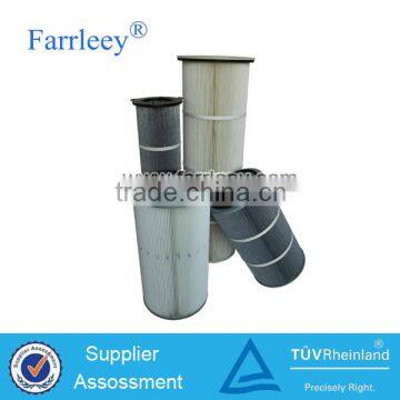 Farrleey Polyester Pleated High Quality Cartridge Air Filter For Food Industrial