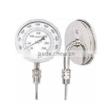 Bottom Connection Dial Type Bimetal Thermometer