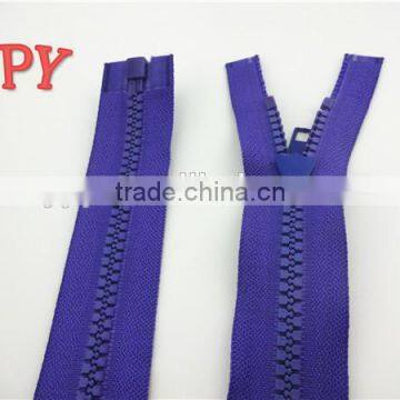 8# Fashion Derlin Zipper With Purple tape and teeth With Open End