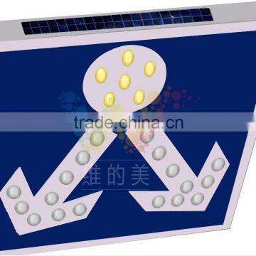China LED Supplier Integrated Aluminum Board Solar Traffic Stop Sign