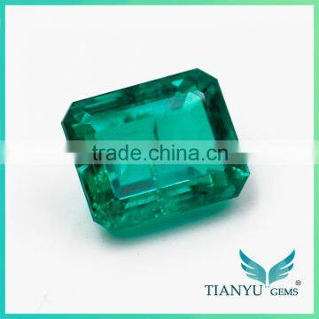 Colombian Emerald Emerald Cut 8*10mm Synthetic Emerald Stone for Emerald Jewelry photo-3