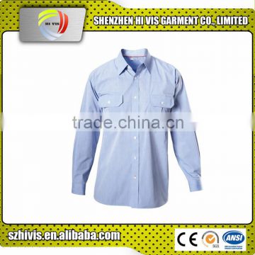 High quality custom supplier men twill work shirts