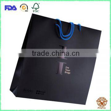 Custom printed design Kraft paper bag , Eco Printing carrier paper bag