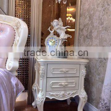 French Style Nightstand Oak Wood Night Stands photo-3