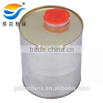 1L small metal bucket for chemical and lubricant