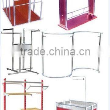 beautiful garment display racks metal/wooden store display stand